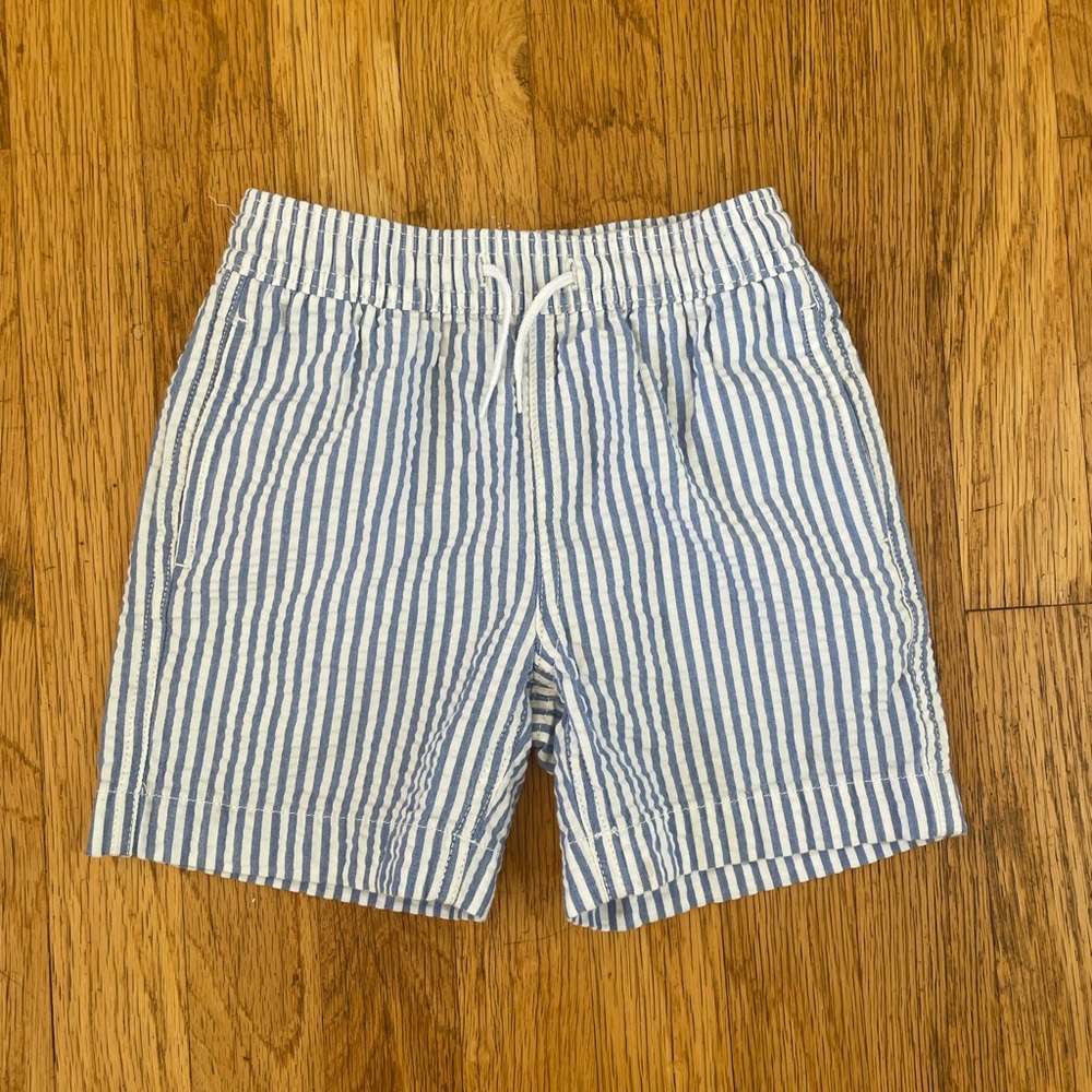 J Crew Crewcuts Boys Striped Swimshorts Size 4
